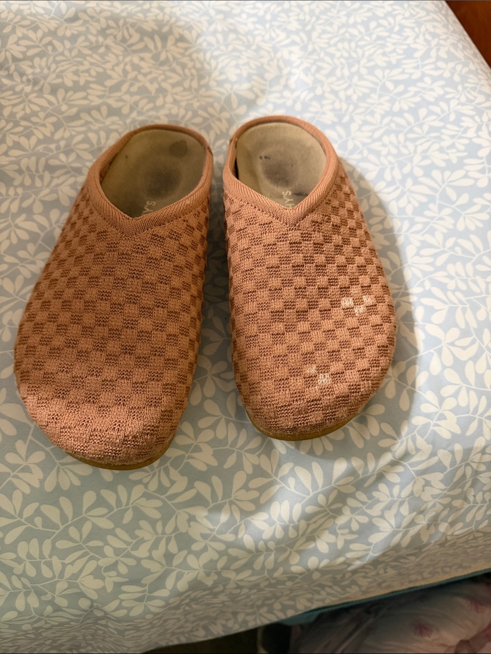 Rothy's Slip-On Knit Shoes in Dusty Rose